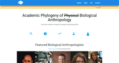 Desktop Screenshot of physanthphylogeny.org