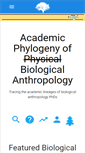 Mobile Screenshot of physanthphylogeny.org